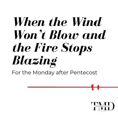 When the Wind Won’t Blow and the Fire Stops&nbsp;Blazing